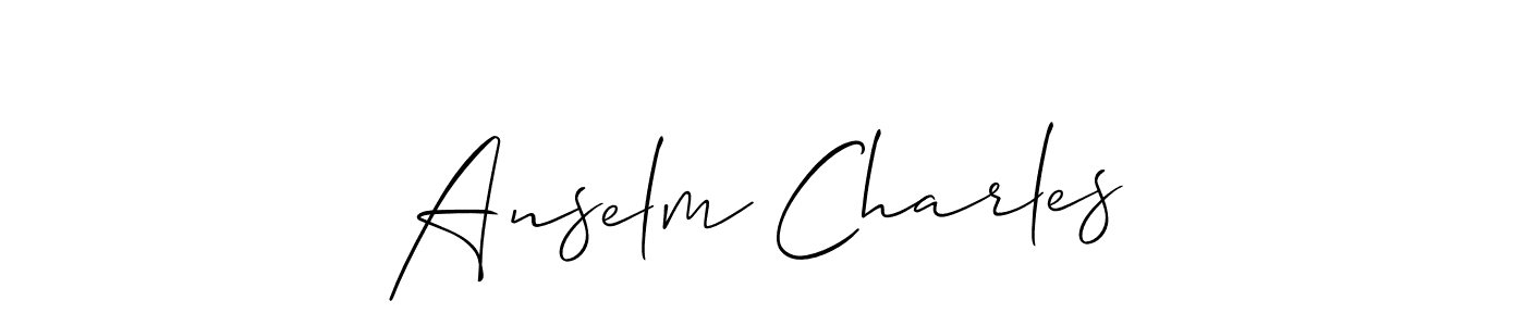 Here are the top 10 professional signature styles for the name Anselm Charles. These are the best autograph styles you can use for your name. Anselm Charles signature style 2 images and pictures png