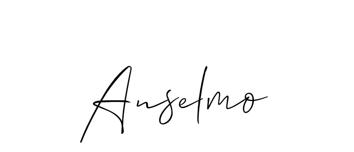 Make a beautiful signature design for name Anselmo. Use this online signature maker to create a handwritten signature for free. Anselmo signature style 2 images and pictures png