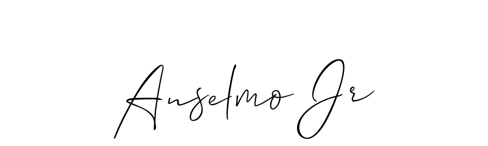 Use a signature maker to create a handwritten signature online. With this signature software, you can design (Allison_Script) your own signature for name Anselmo Jr. Anselmo Jr signature style 2 images and pictures png