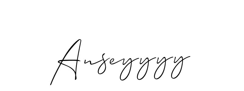 This is the best signature style for the Anseyyyy name. Also you like these signature font (Allison_Script). Mix name signature. Anseyyyy signature style 2 images and pictures png