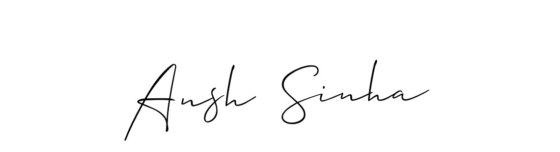 Make a beautiful signature design for name Ansh  Sinha. Use this online signature maker to create a handwritten signature for free. Ansh  Sinha signature style 2 images and pictures png