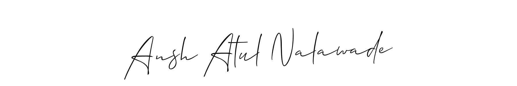 See photos of Ansh Atul Nalawade official signature by Spectra . Check more albums & portfolios. Read reviews & check more about Allison_Script font. Ansh Atul Nalawade signature style 2 images and pictures png