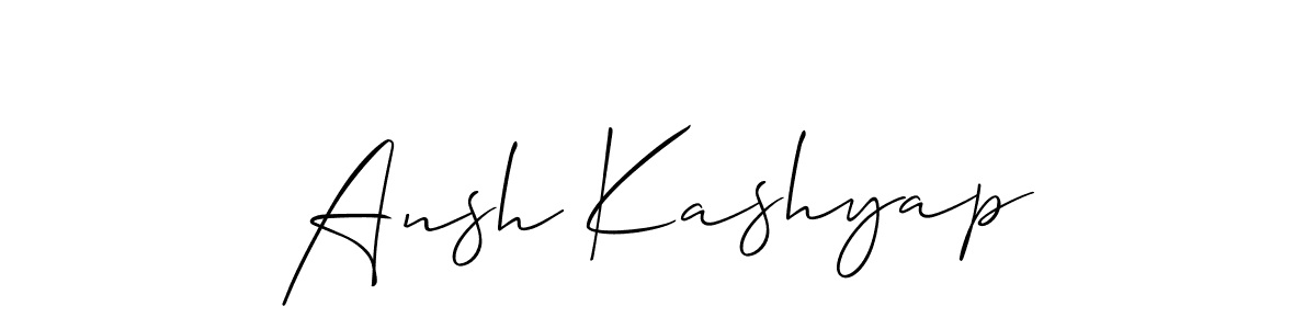 This is the best signature style for the Ansh Kashyap name. Also you like these signature font (Allison_Script). Mix name signature. Ansh Kashyap signature style 2 images and pictures png