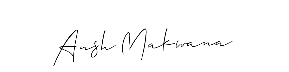 Make a beautiful signature design for name Ansh Makwana. Use this online signature maker to create a handwritten signature for free. Ansh Makwana signature style 2 images and pictures png