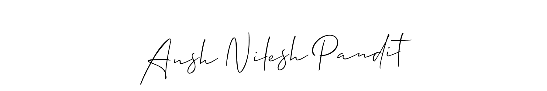 Best and Professional Signature Style for Ansh Nilesh Pandit. Allison_Script Best Signature Style Collection. Ansh Nilesh Pandit signature style 2 images and pictures png