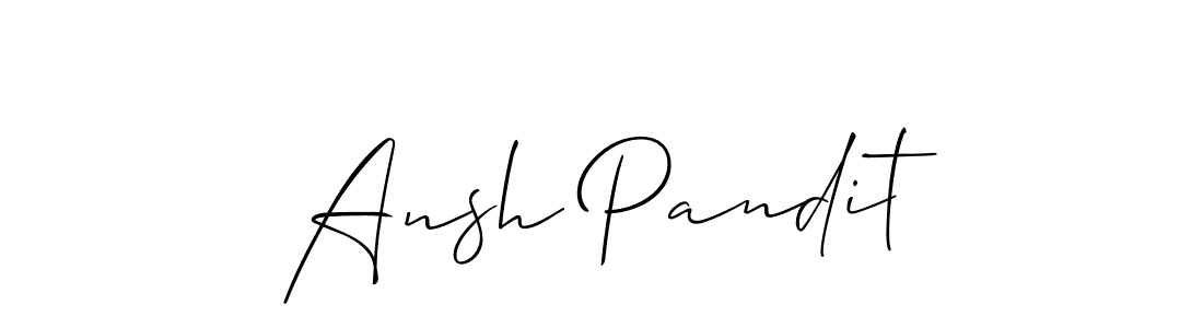 This is the best signature style for the Ansh Pandit name. Also you like these signature font (Allison_Script). Mix name signature. Ansh Pandit signature style 2 images and pictures png