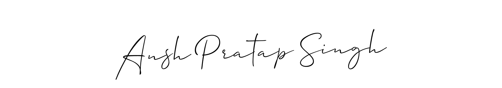 Design your own signature with our free online signature maker. With this signature software, you can create a handwritten (Allison_Script) signature for name Ansh Pratap Singh. Ansh Pratap Singh signature style 2 images and pictures png