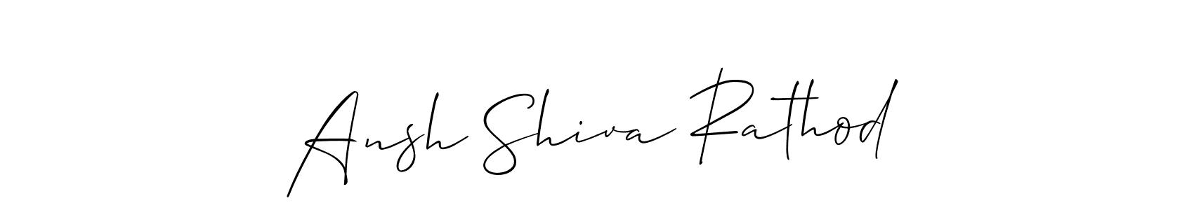 You should practise on your own different ways (Allison_Script) to write your name (Ansh Shiva Rathod) in signature. don't let someone else do it for you. Ansh Shiva Rathod signature style 2 images and pictures png