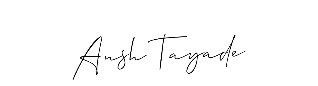 You can use this online signature creator to create a handwritten signature for the name Ansh Tayade. This is the best online autograph maker. Ansh Tayade signature style 2 images and pictures png