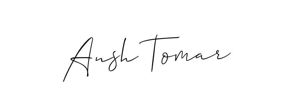 You can use this online signature creator to create a handwritten signature for the name Ansh Tomar. This is the best online autograph maker. Ansh Tomar signature style 2 images and pictures png