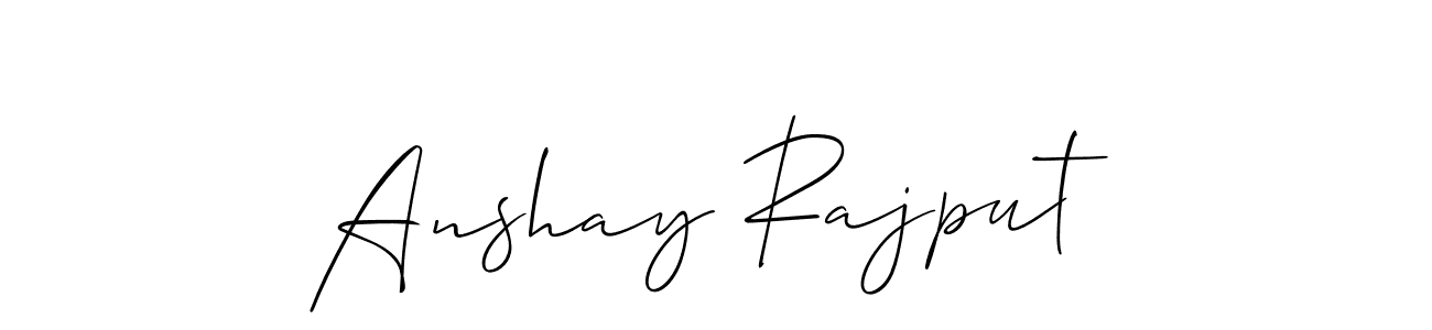 You can use this online signature creator to create a handwritten signature for the name Anshay Rajput. This is the best online autograph maker. Anshay Rajput signature style 2 images and pictures png