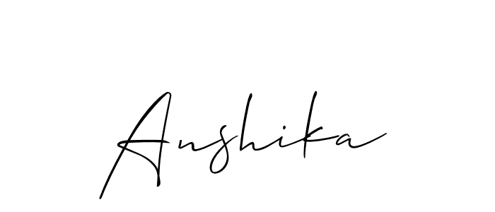 Here are the top 10 professional signature styles for the name Anshika. These are the best autograph styles you can use for your name. Anshika signature style 2 images and pictures png