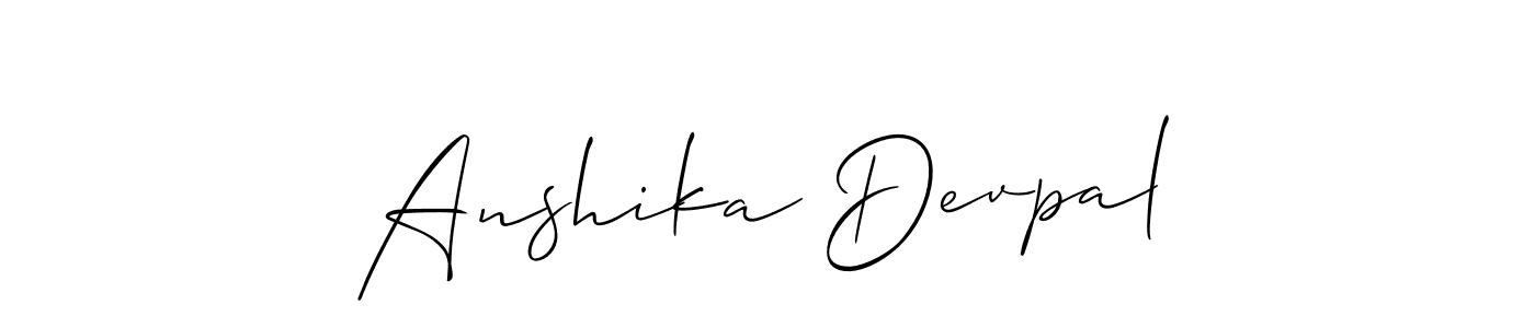 See photos of Anshika Devpal official signature by Spectra . Check more albums & portfolios. Read reviews & check more about Allison_Script font. Anshika Devpal signature style 2 images and pictures png