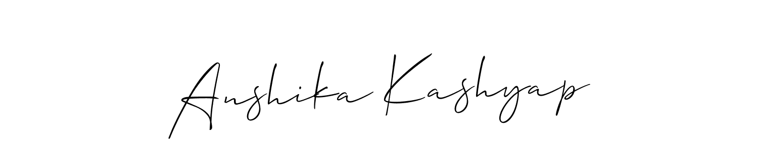 See photos of Anshika Kashyap official signature by Spectra . Check more albums & portfolios. Read reviews & check more about Allison_Script font. Anshika Kashyap signature style 2 images and pictures png