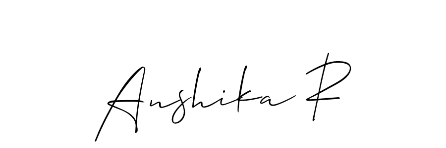 See photos of Anshika R official signature by Spectra . Check more albums & portfolios. Read reviews & check more about Allison_Script font. Anshika R signature style 2 images and pictures png
