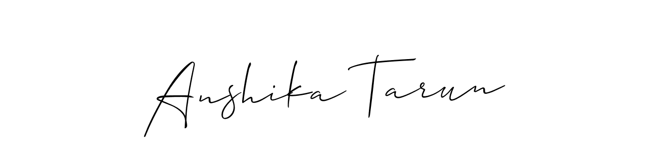 Make a beautiful signature design for name Anshika Tarun. Use this online signature maker to create a handwritten signature for free. Anshika Tarun signature style 2 images and pictures png