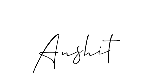 Also You can easily find your signature by using the search form. We will create Anshit name handwritten signature images for you free of cost using Allison_Script sign style. Anshit signature style 2 images and pictures png