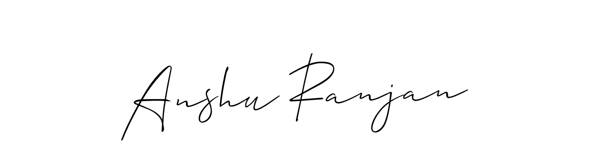Best and Professional Signature Style for Anshu Ranjan. Allison_Script Best Signature Style Collection. Anshu Ranjan signature style 2 images and pictures png