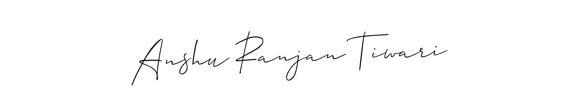 Best and Professional Signature Style for Anshu Ranjan Tiwari. Allison_Script Best Signature Style Collection. Anshu Ranjan Tiwari signature style 2 images and pictures png