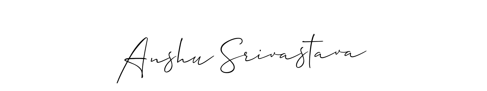 Once you've used our free online signature maker to create your best signature Allison_Script style, it's time to enjoy all of the benefits that Anshu Srivastava name signing documents. Anshu Srivastava signature style 2 images and pictures png