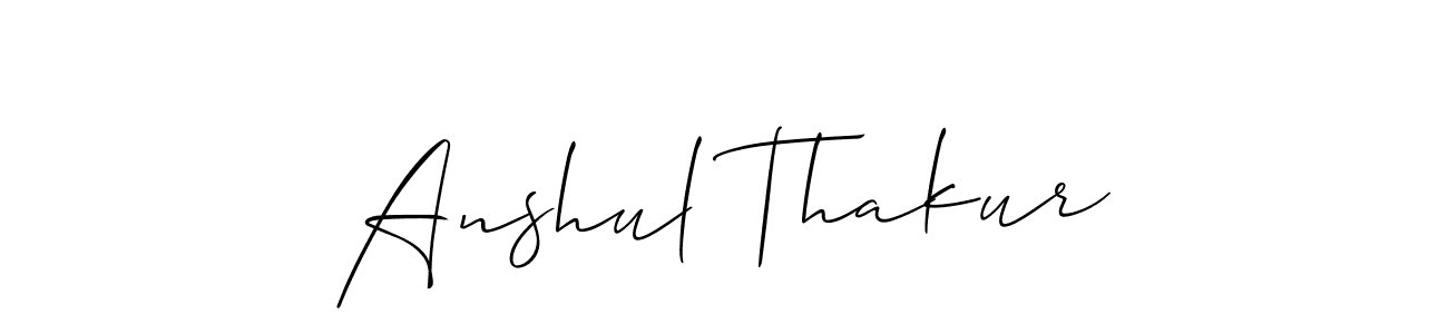 Similarly Allison_Script is the best handwritten signature design. Signature creator online .You can use it as an online autograph creator for name Anshul Thakur. Anshul Thakur signature style 2 images and pictures png