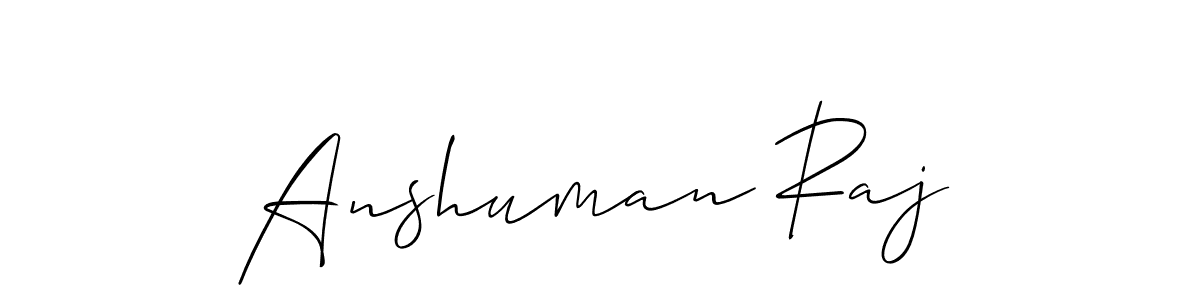 It looks lik you need a new signature style for name Anshuman Raj. Design unique handwritten (Allison_Script) signature with our free signature maker in just a few clicks. Anshuman Raj signature style 2 images and pictures png