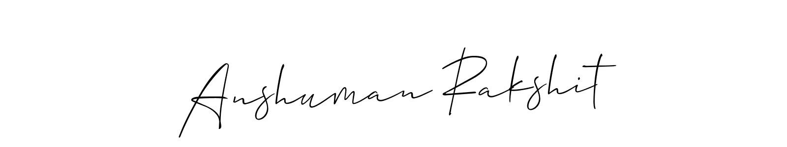 The best way (Allison_Script) to make a short signature is to pick only two or three words in your name. The name Anshuman Rakshit include a total of six letters. For converting this name. Anshuman Rakshit signature style 2 images and pictures png