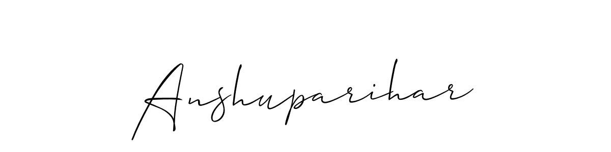 Once you've used our free online signature maker to create your best signature Allison_Script style, it's time to enjoy all of the benefits that Anshuparihar name signing documents. Anshuparihar signature style 2 images and pictures png