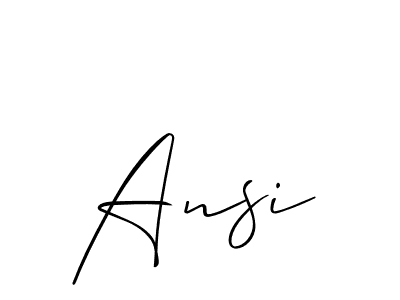 Best and Professional Signature Style for Ansi. Allison_Script Best Signature Style Collection. Ansi signature style 2 images and pictures png