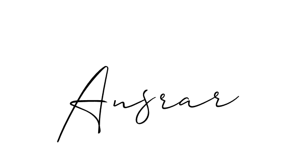 Once you've used our free online signature maker to create your best signature Allison_Script style, it's time to enjoy all of the benefits that Ansrar name signing documents. Ansrar signature style 2 images and pictures png