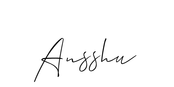 Ansshu stylish signature style. Best Handwritten Sign (Allison_Script) for my name. Handwritten Signature Collection Ideas for my name Ansshu. Ansshu signature style 2 images and pictures png