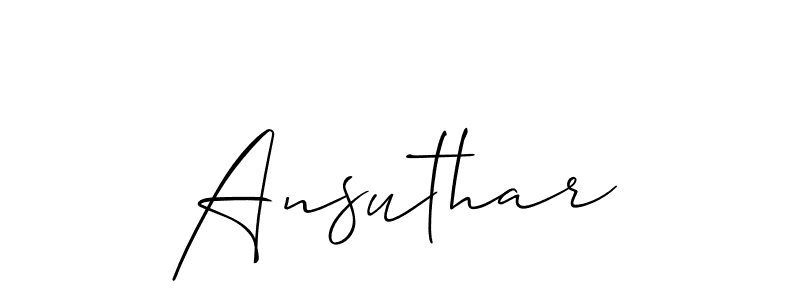 Check out images of Autograph of Ansuthar name. Actor Ansuthar Signature Style. Allison_Script is a professional sign style online. Ansuthar signature style 2 images and pictures png