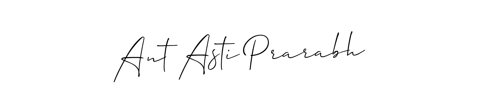 See photos of Ant Asti Prarabh official signature by Spectra . Check more albums & portfolios. Read reviews & check more about Allison_Script font. Ant Asti Prarabh signature style 2 images and pictures png