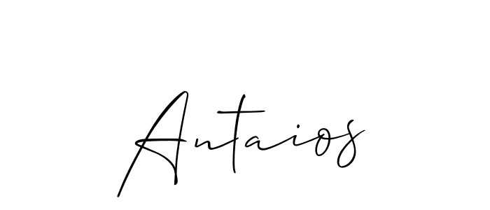 Also You can easily find your signature by using the search form. We will create Antaios name handwritten signature images for you free of cost using Allison_Script sign style. Antaios signature style 2 images and pictures png