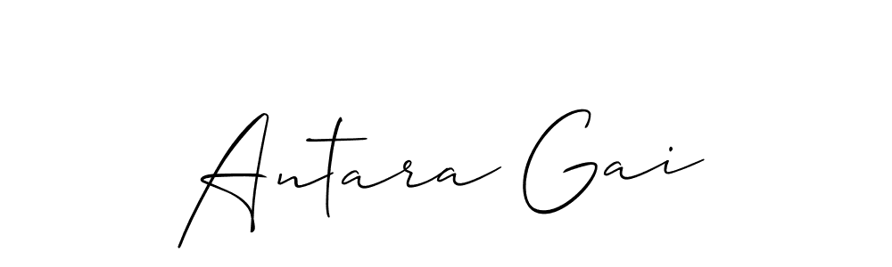 Make a beautiful signature design for name Antara Gai. Use this online signature maker to create a handwritten signature for free. Antara Gai signature style 2 images and pictures png