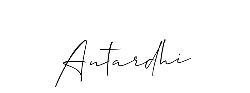 How to Draw Antardhi signature style? Allison_Script is a latest design signature styles for name Antardhi. Antardhi signature style 2 images and pictures png