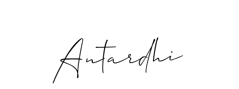 Make a beautiful signature design for name Antardhi. Use this online signature maker to create a handwritten signature for free. Antardhi signature style 2 images and pictures png