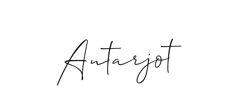 It looks lik you need a new signature style for name Antarjot. Design unique handwritten (Allison_Script) signature with our free signature maker in just a few clicks. Antarjot signature style 2 images and pictures png