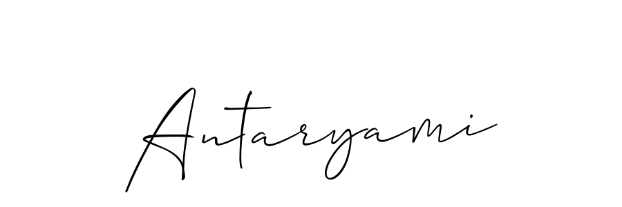 Best and Professional Signature Style for Antaryami. Allison_Script Best Signature Style Collection. Antaryami signature style 2 images and pictures png