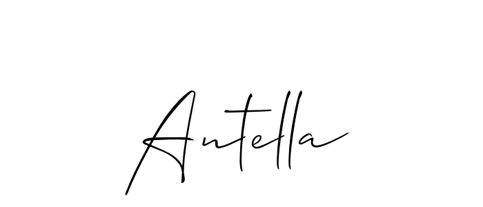 Best and Professional Signature Style for Antella. Allison_Script Best Signature Style Collection. Antella signature style 2 images and pictures png