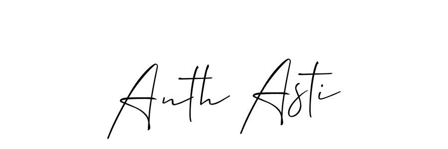 Best and Professional Signature Style for Anth Asti. Allison_Script Best Signature Style Collection. Anth Asti signature style 2 images and pictures png