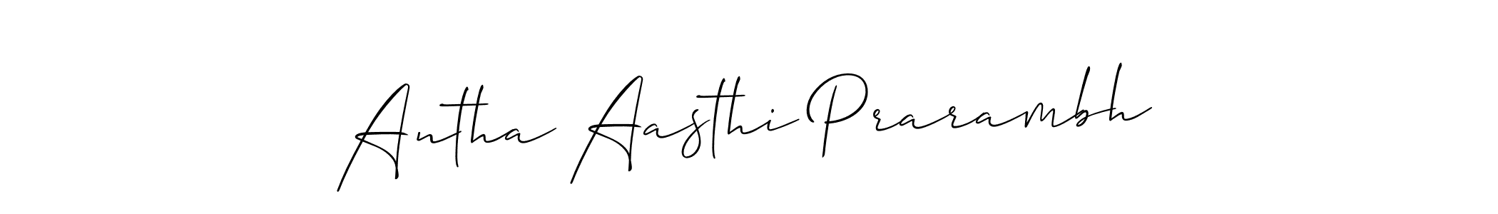 You can use this online signature creator to create a handwritten signature for the name Antha Aasthi Prarambh. This is the best online autograph maker. Antha Aasthi Prarambh signature style 2 images and pictures png