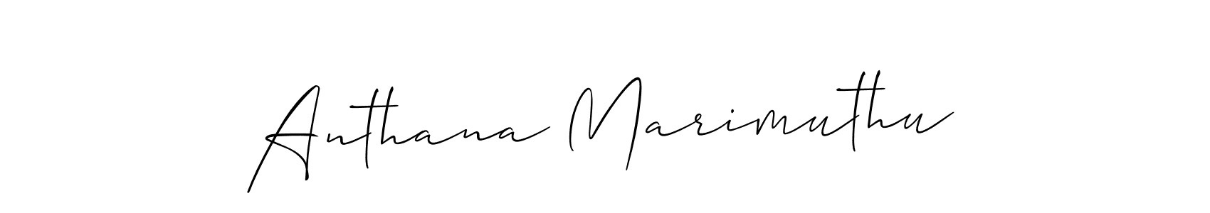 if you are searching for the best signature style for your name Anthana Marimuthu. so please give up your signature search. here we have designed multiple signature styles  using Allison_Script. Anthana Marimuthu signature style 2 images and pictures png