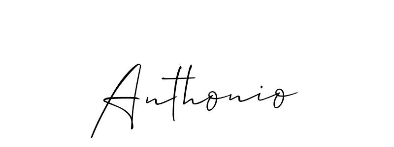 Create a beautiful signature design for name Anthonio. With this signature (Allison_Script) fonts, you can make a handwritten signature for free. Anthonio signature style 2 images and pictures png