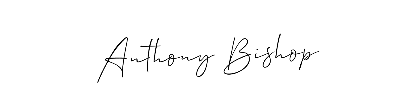 Use a signature maker to create a handwritten signature online. With this signature software, you can design (Allison_Script) your own signature for name Anthony Bishop. Anthony Bishop signature style 2 images and pictures png