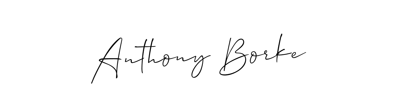 How to Draw Anthony Borke signature style? Allison_Script is a latest design signature styles for name Anthony Borke. Anthony Borke signature style 2 images and pictures png