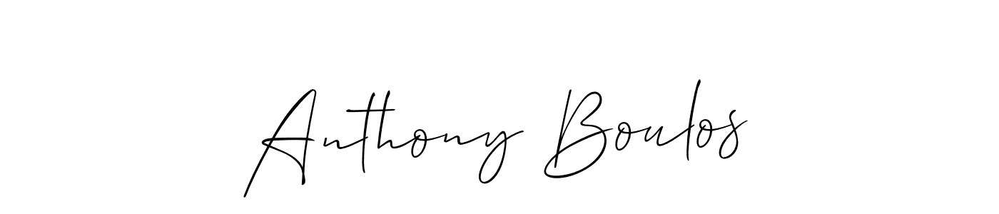 Here are the top 10 professional signature styles for the name Anthony Boulos. These are the best autograph styles you can use for your name. Anthony Boulos signature style 2 images and pictures png