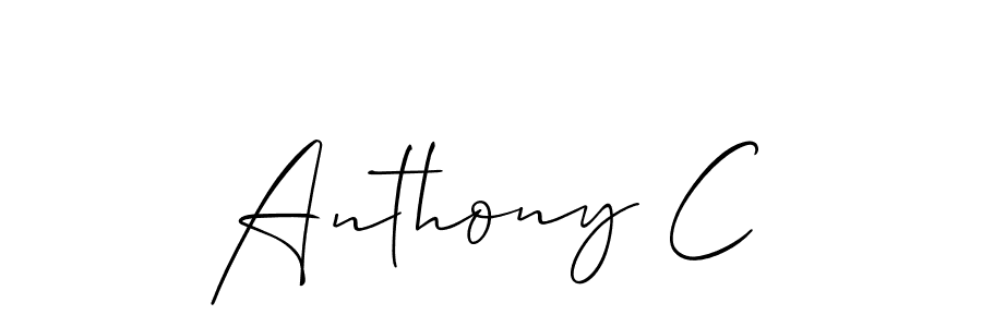 This is the best signature style for the Anthony C name. Also you like these signature font (Allison_Script). Mix name signature. Anthony C signature style 2 images and pictures png