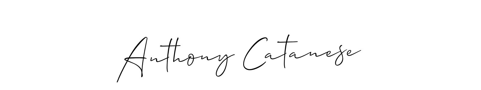 Create a beautiful signature design for name Anthony Catanese. With this signature (Allison_Script) fonts, you can make a handwritten signature for free. Anthony Catanese signature style 2 images and pictures png