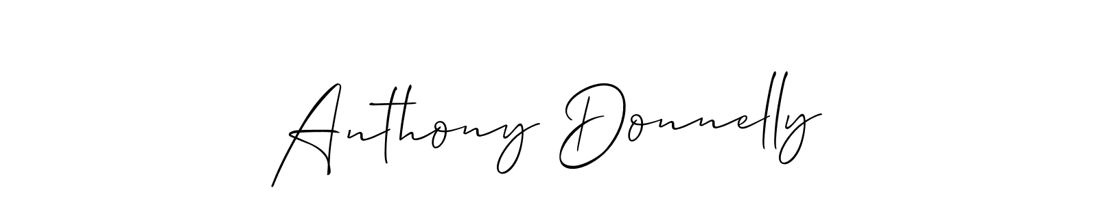 Best and Professional Signature Style for Anthony Donnelly. Allison_Script Best Signature Style Collection. Anthony Donnelly signature style 2 images and pictures png
